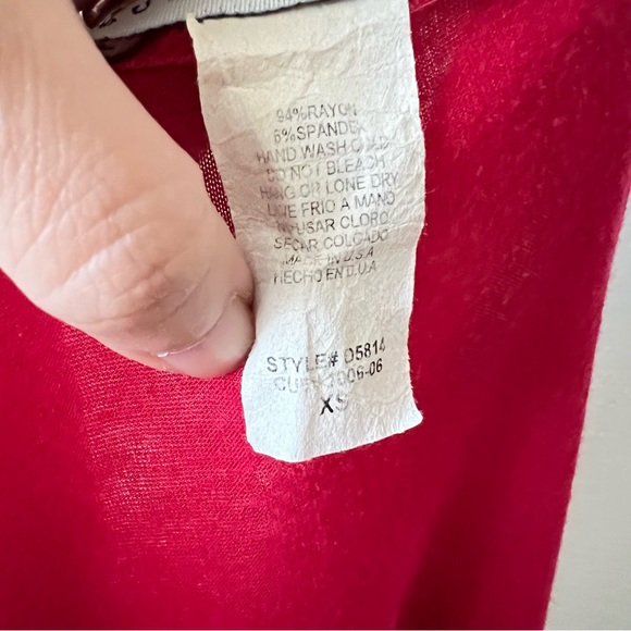 Bui Yah Kah Red Beaded V-neck Bodycon Pencil Dress with Square Back for Women - Picture 9 of 9